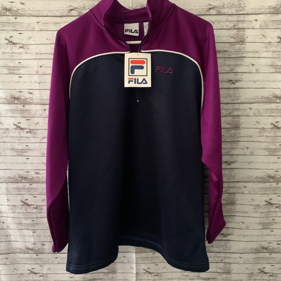 FILA 1/2 Zip Pullover Women’s Sz L - Picture 2 of 8